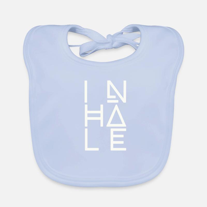 Atmen, Einatmen Baby Bio-Lätzchen