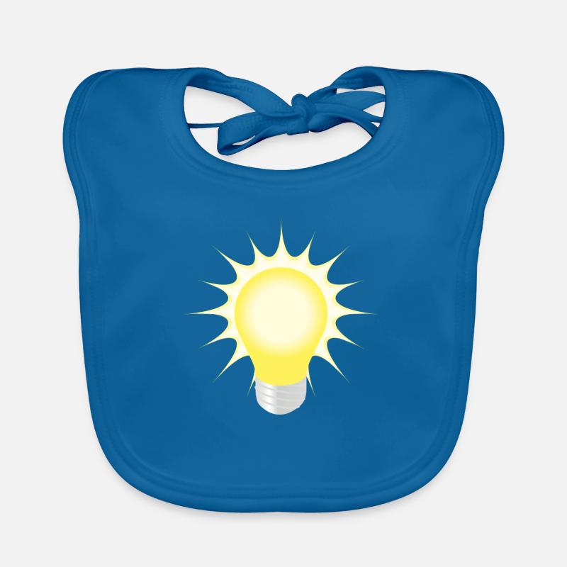light bulb Organic Baby Bibs