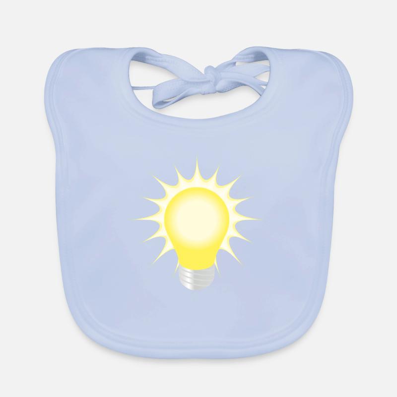 light bulb Organic Baby Bibs