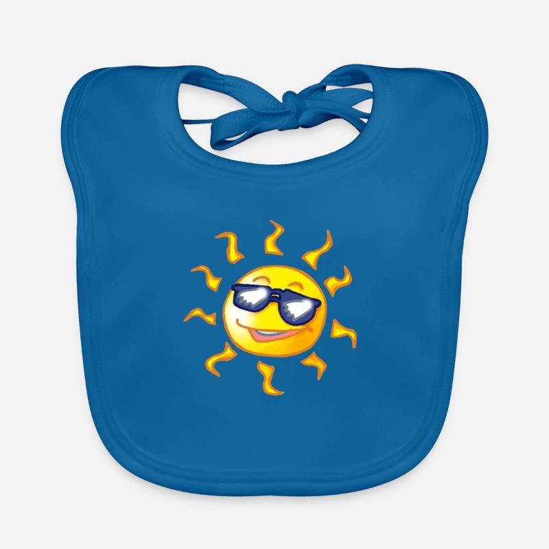 Coole Comic Sonne Baby Bio-Lätzchen
