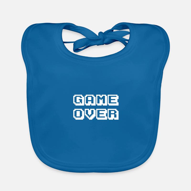Jeu d'arcade sur blanc Bavoir bio Bébé