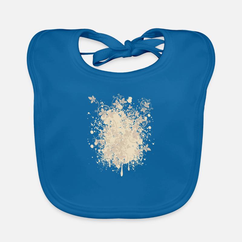 Vector background eu Organic Baby Bibs