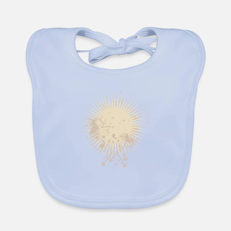 Vector background eu Organic Baby Bibs