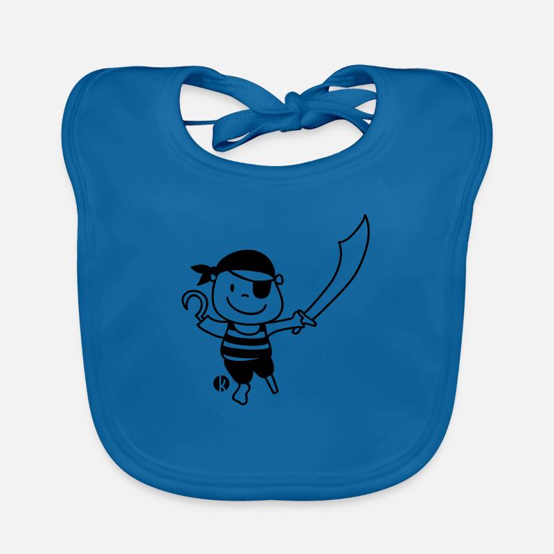 Pirat - Piratenjunge - Pirate Baby Bio-Lätzchen