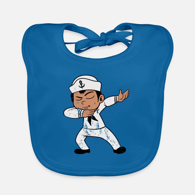 Rétro Vintage Grunge Dabbing Dab Sailor Bavoir bio Bébé
