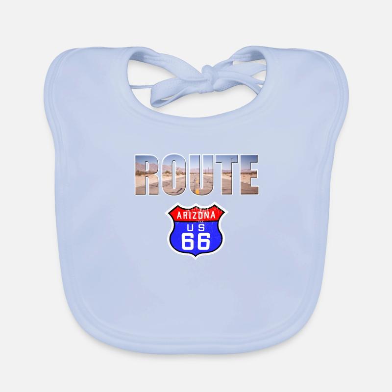 Route 66 Organic Baby Bibs