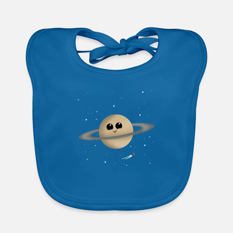 Saturn solar system planet universe universe Organic Baby Bibs