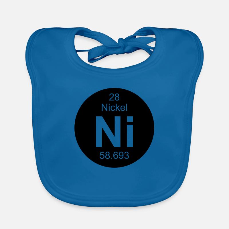 Nickel (Ni) (element 28) Organic Baby Bibs