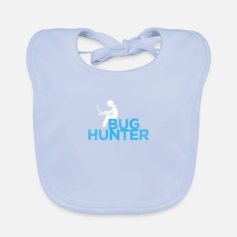 Programmer Bug Code Funny Hacker Developer Gift Organic Baby Bibs