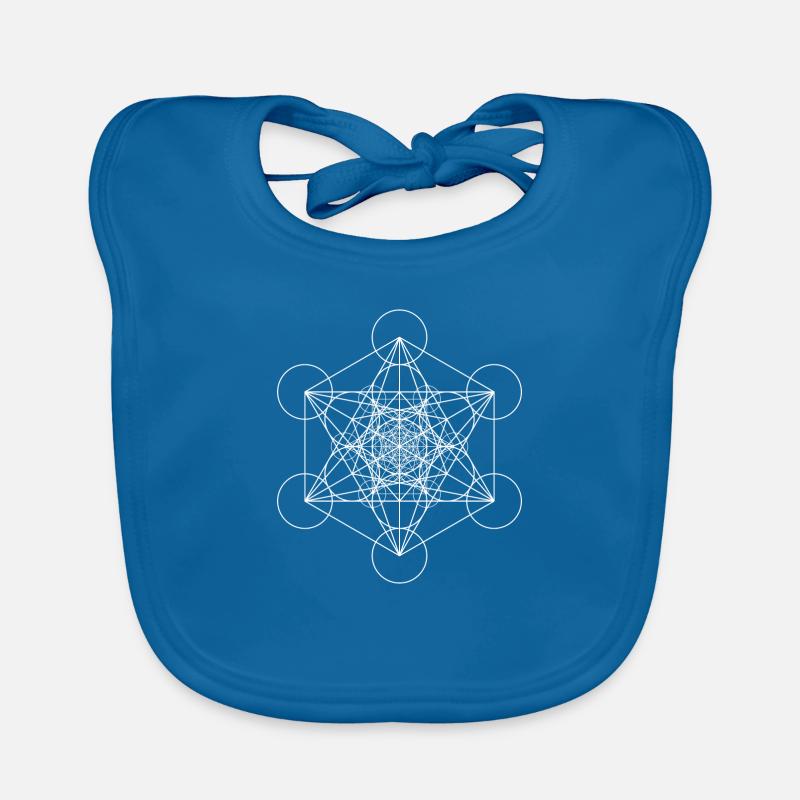 Cubes de Metatron Bavoir bio Bébé