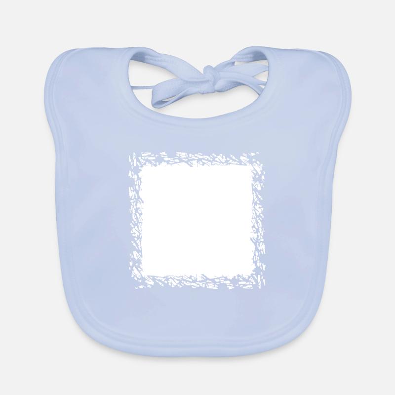 splinter broken border frame scratch cracks Organic Baby Bibs