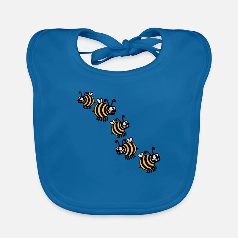 Thick crazy bees Organic Baby Bibs