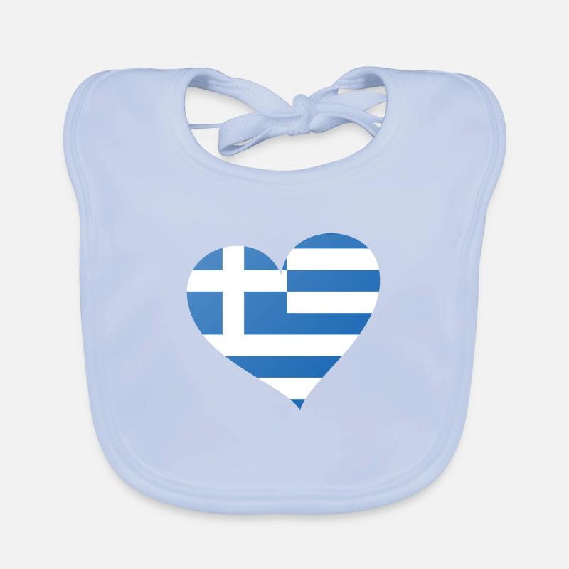 Greece Organic Baby Bibs