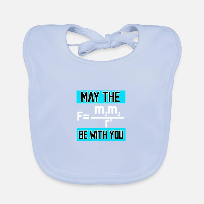 May the Force be with you for Physicist Physics Organic Baby Bibs