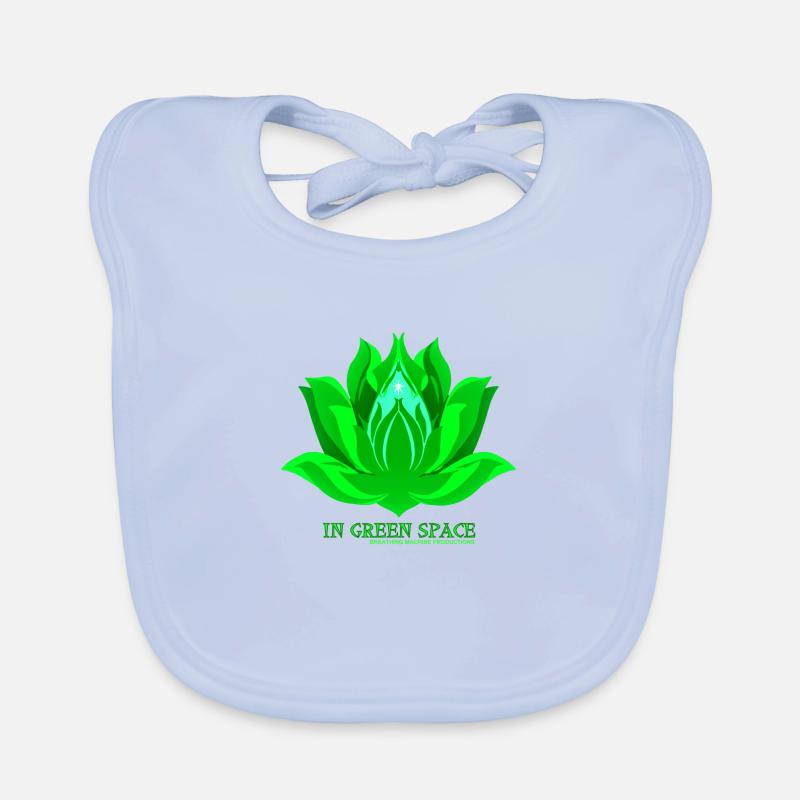 Dans l'espace vert Lotus Bavoir bio Bébé