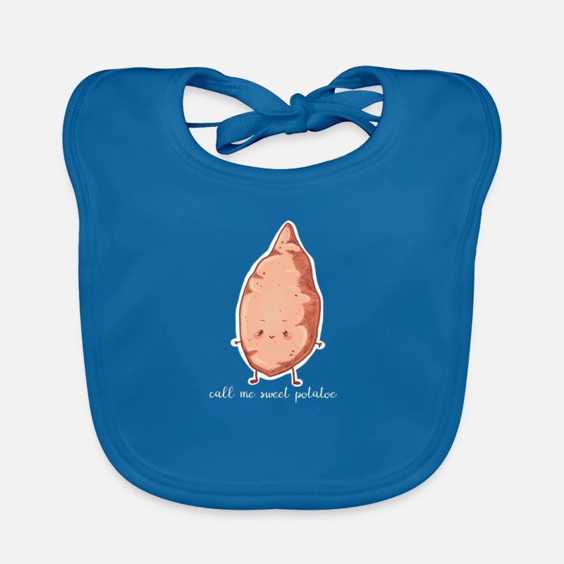 Patate douce m'appelle patate douce Bavoir bio Bébé