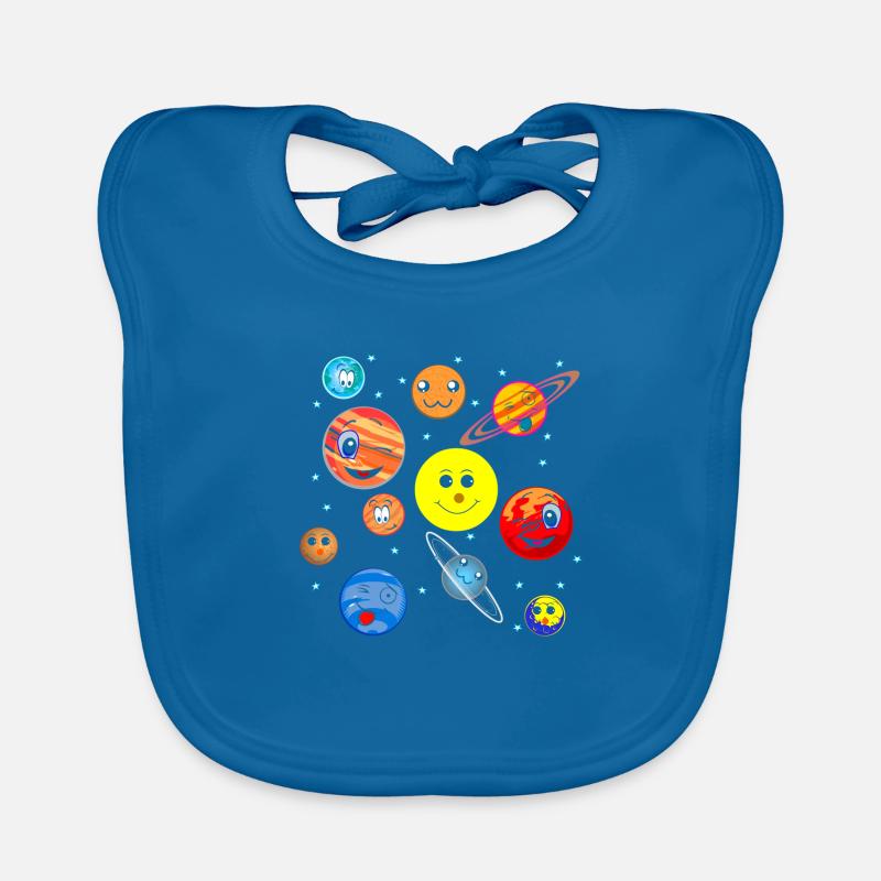 Solar system Organic Baby Bibs