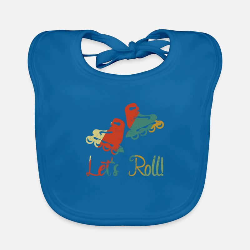 Inline Skating Rollerskates Retro Vintage Baby Bio-Lätzchen