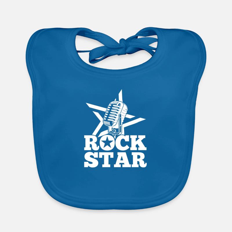 Rock Star Musik Rock and Roll Baby Bio-Lätzchen