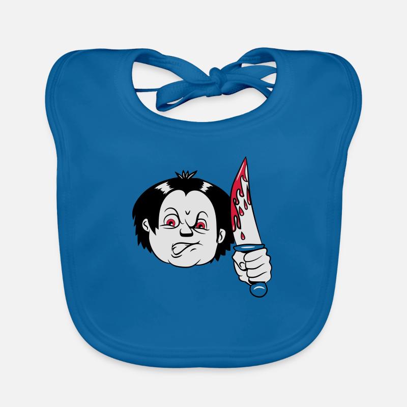 Horror messer Baby Bio-Lätzchen