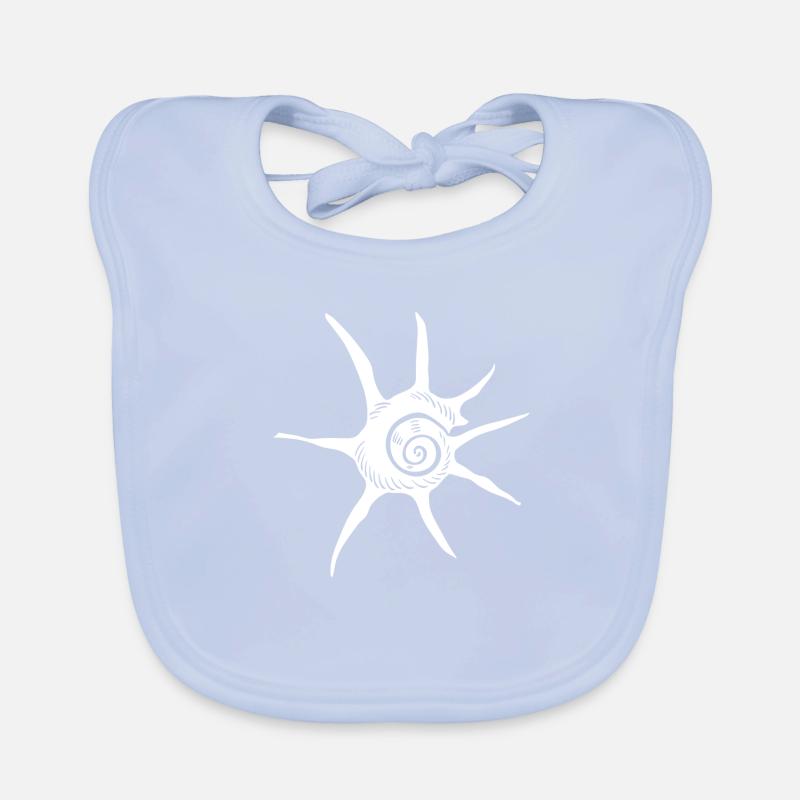 shell Organic Baby Bibs