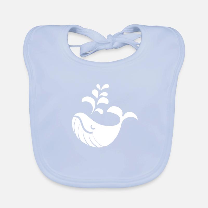 whale Organic Baby Bibs