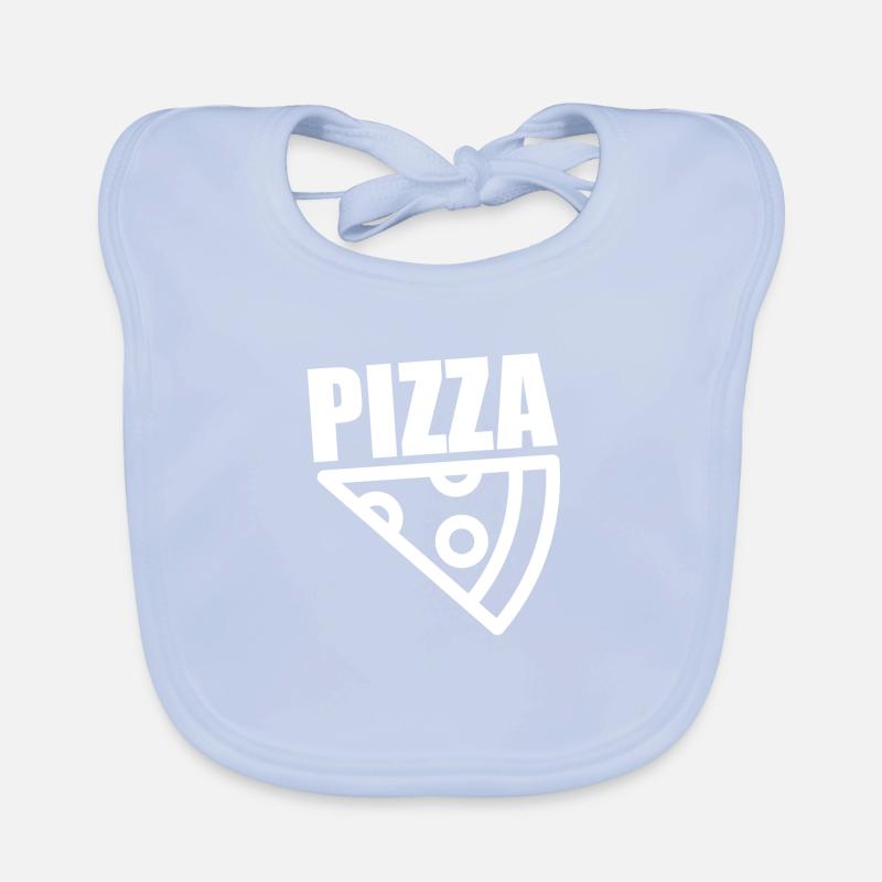 Pizza Organic Baby Bibs