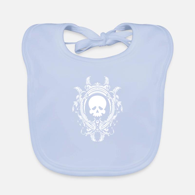 Skull Organic Baby Bibs