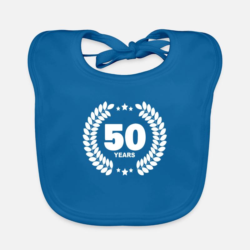 50 years Organic Baby Bibs