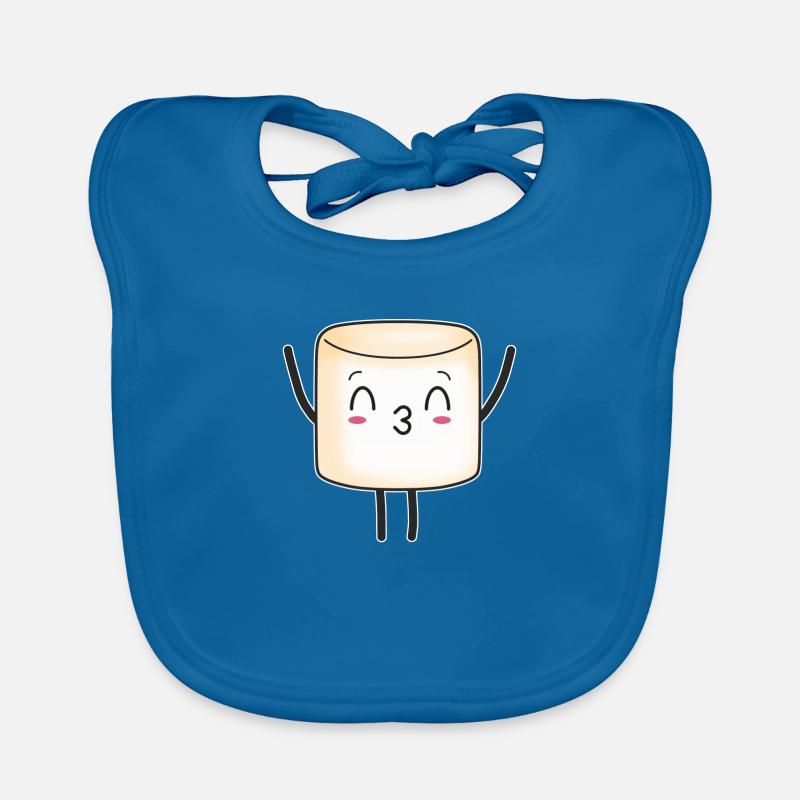 Marshmallow Marshmallows Sweet Candy Enfants Bavoir bio Bébé