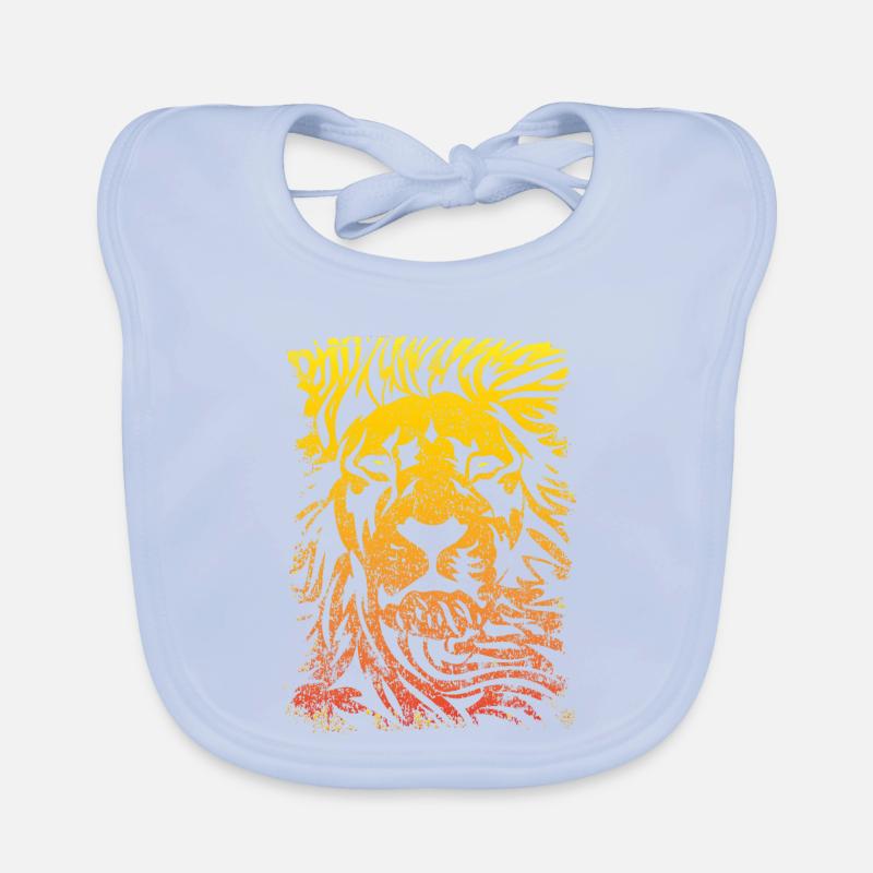 Lion Bavoir bio Bébé