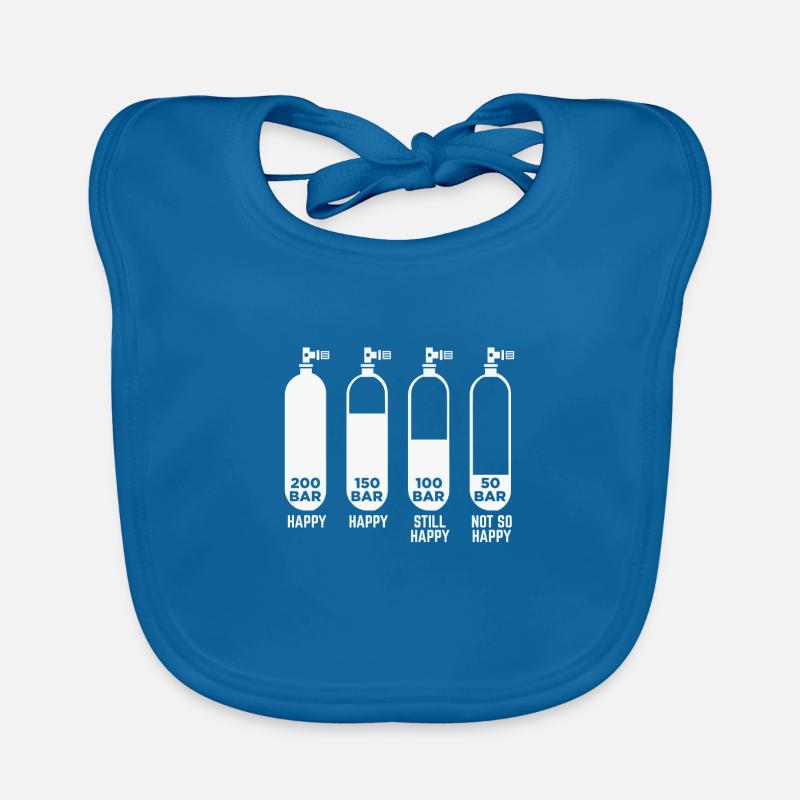 Divers | Diving mask diving instructor sea gifts Organic Baby Bibs