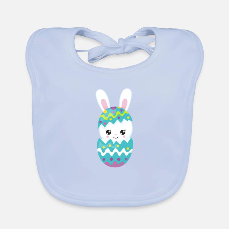 Happy Easter Organic Baby Bibs