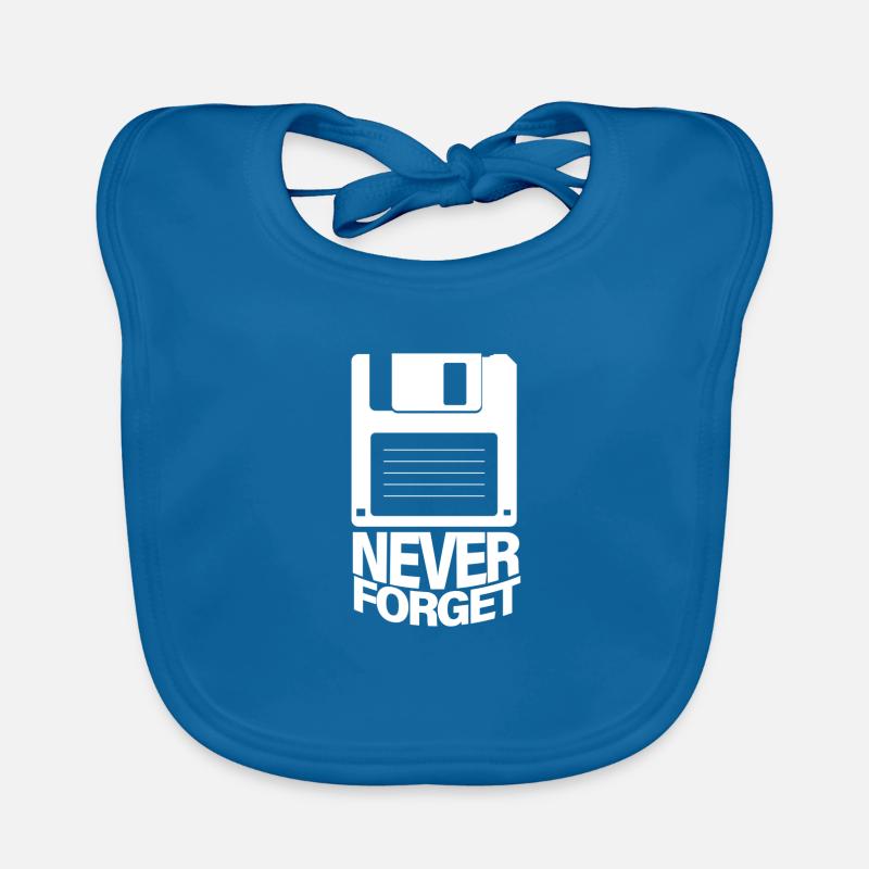 Never Forget Floppy Organic Baby Bibs