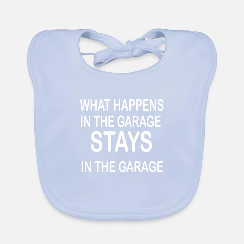 Stays in the garage Organic Baby Bibs