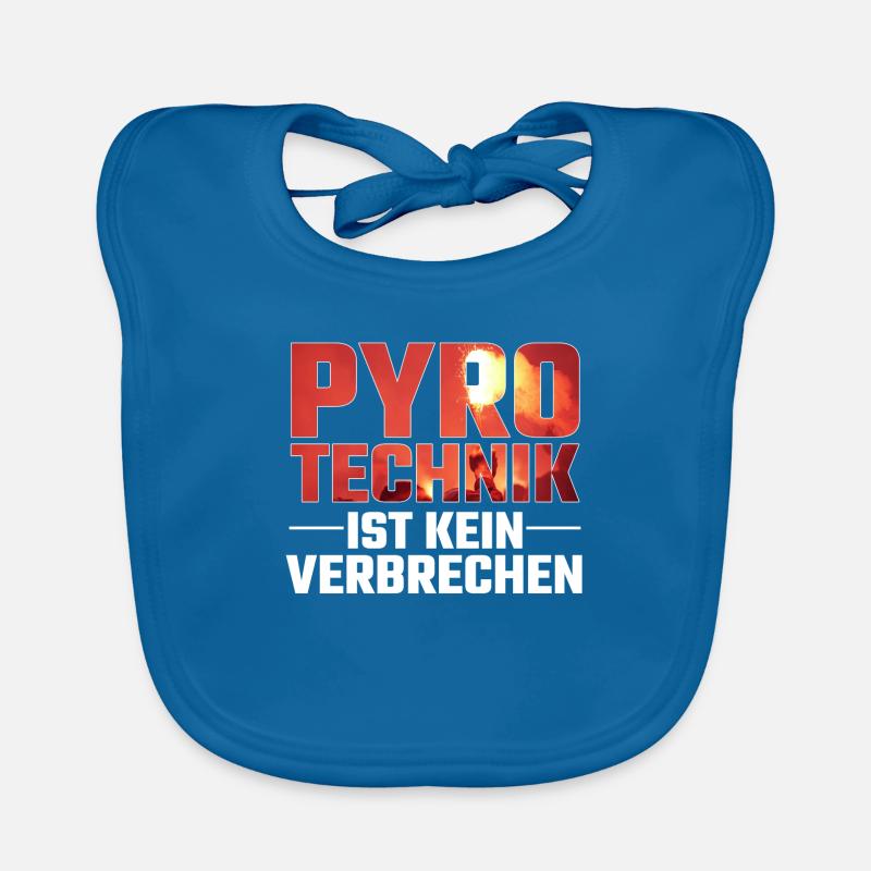 Pyrotechnik ist kein Verbrechen Baby Bio-Lätzchen