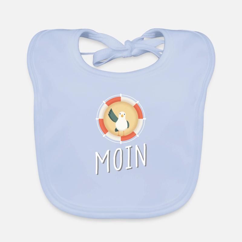 Moin Möwe Baby Bio-Lätzchen
