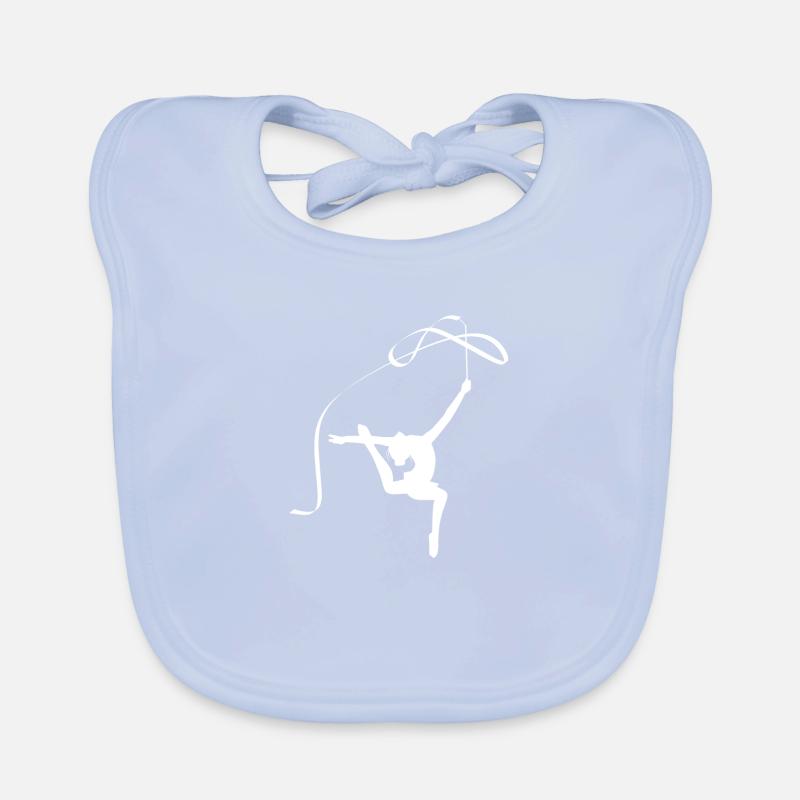Gymnast, rhythmic gymnastics Organic Baby Bibs