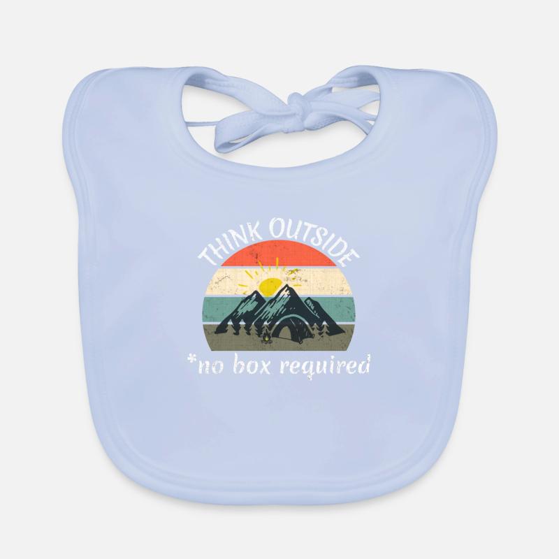 Think Outside - No Box Required Organic Baby Bibs