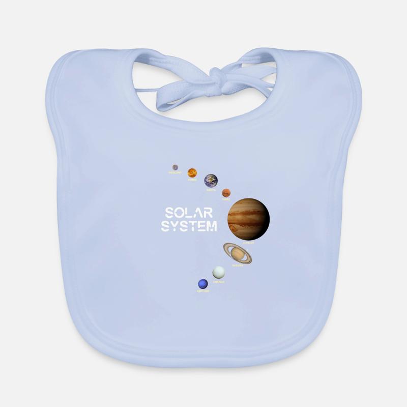 Solar System Organic Baby Bibs