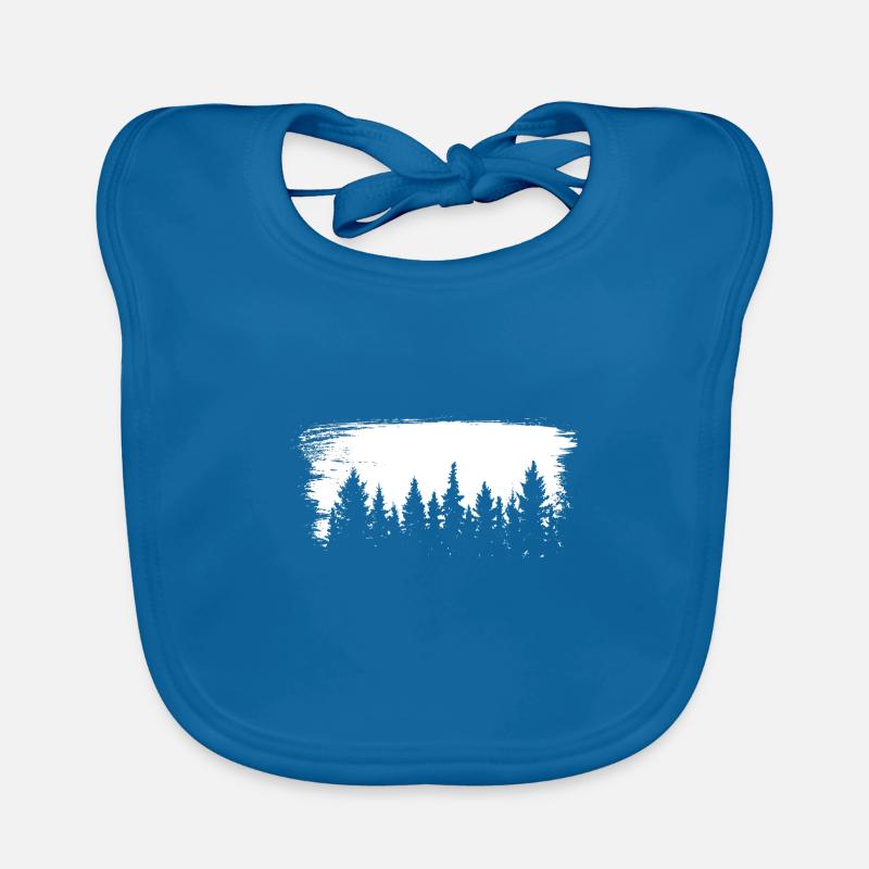 Forêt blanche Bavoir bio Bébé