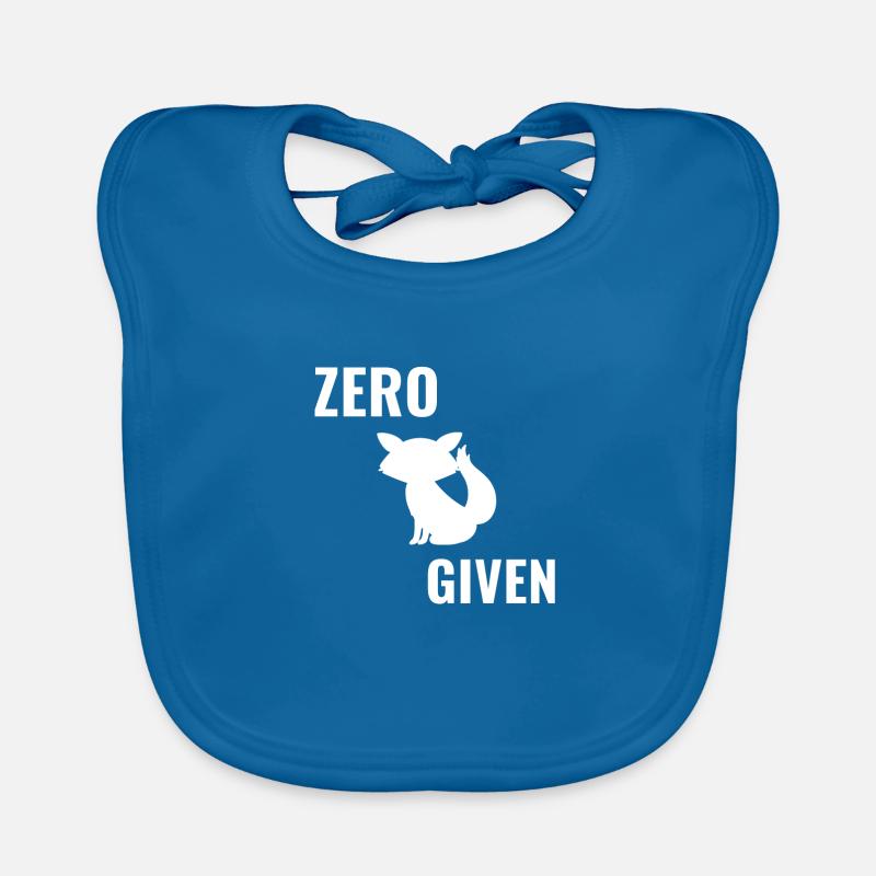 Zero fox given Baby Bio-Lätzchen