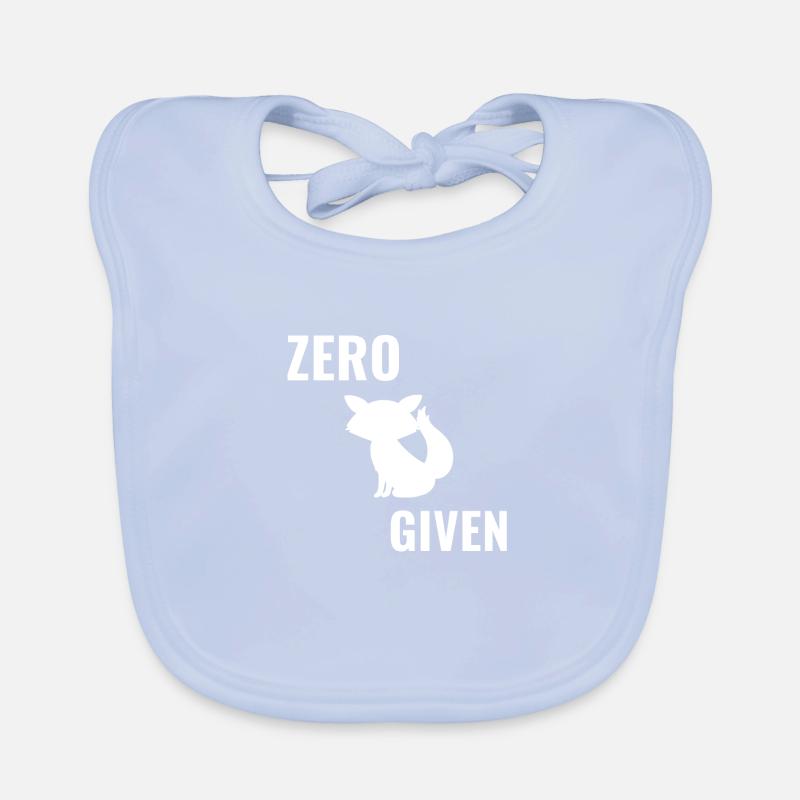 Zero volpe dato Bavaglino ecologico per neonato