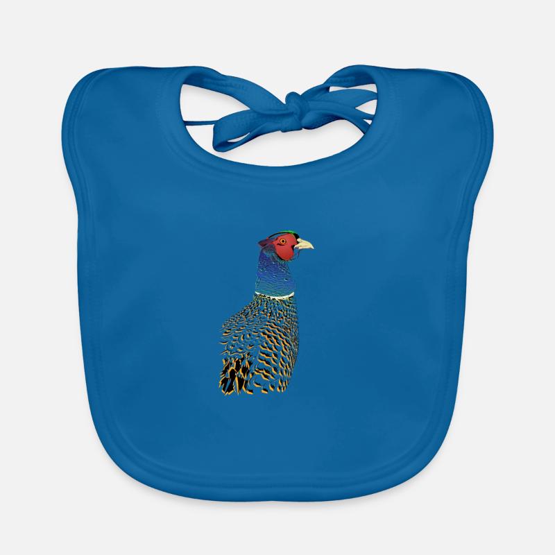 Phenominal Pheasant Organic Baby Bibs
