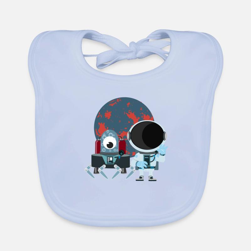 Raumfahrt mit Astronaut Baby Bio-Lätzchen
