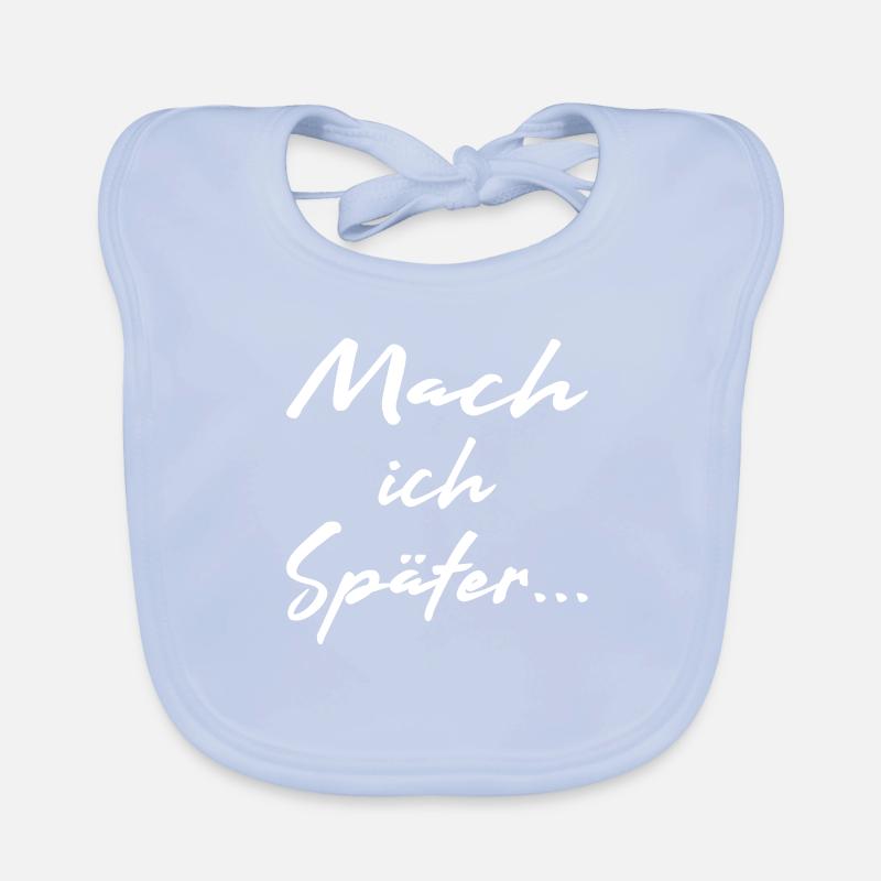 Mach ich später - Vector Baby Bio-Lätzchen