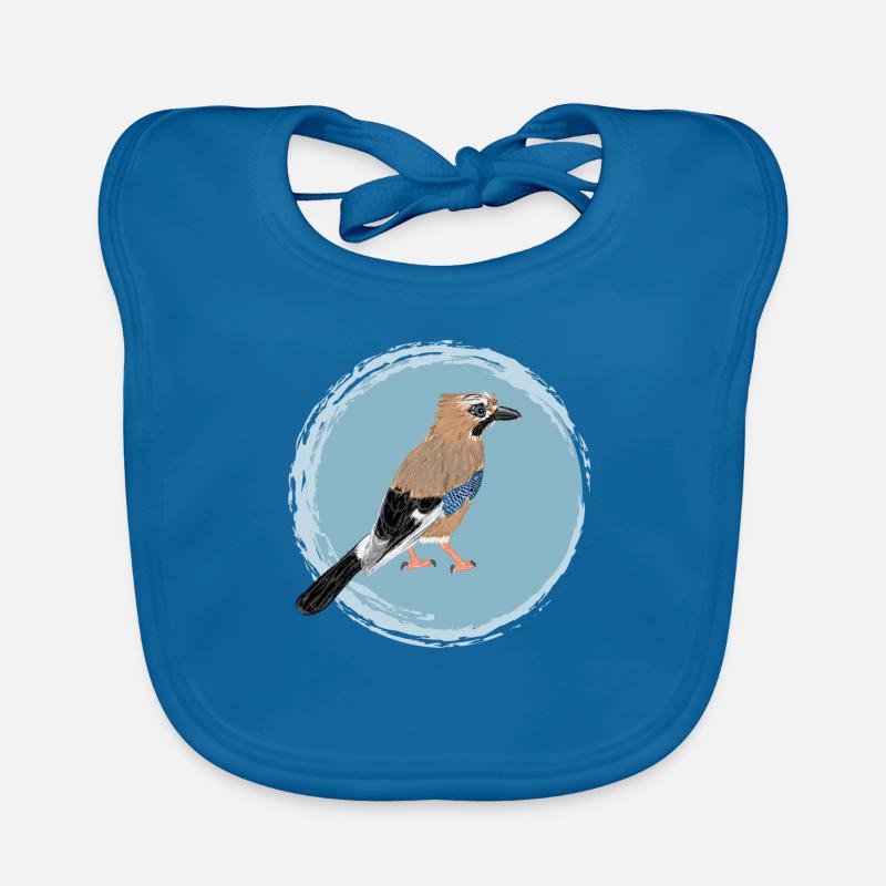 Eichelhäher / Eurasian Jay II Baby Bio-Lätzchen