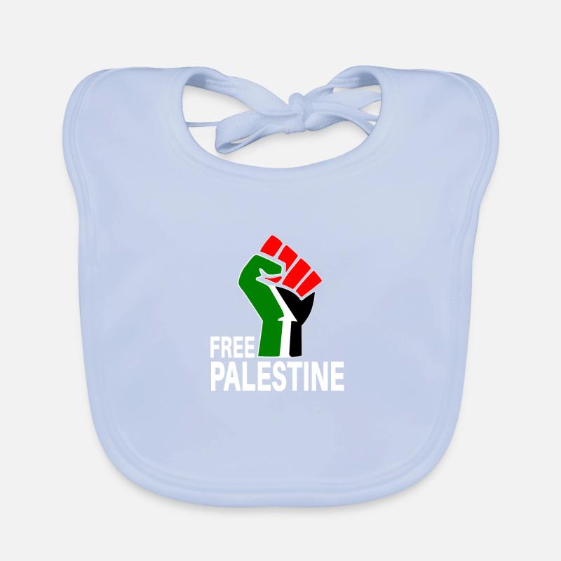 Palestine libre Bavoir bio Bébé