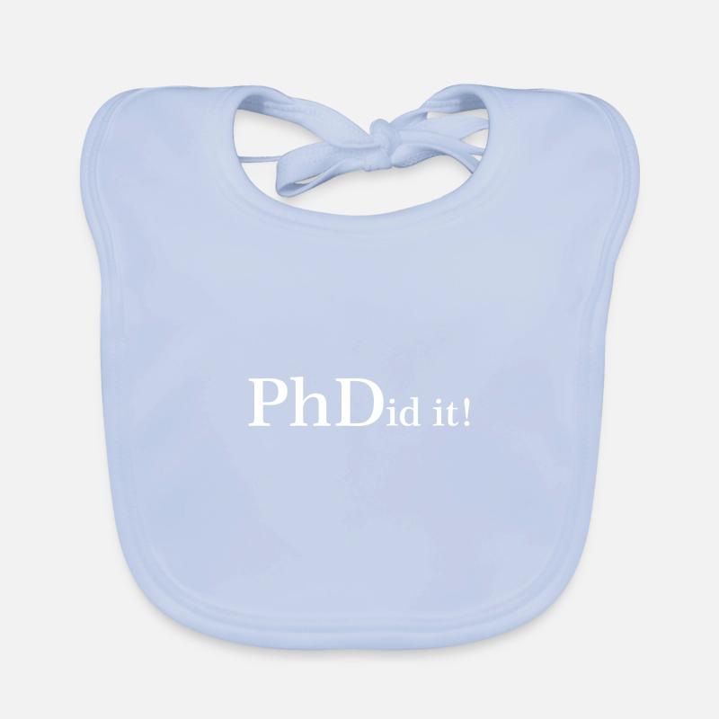 Phdid it Student Geschenk Baby Bio-Lätzchen