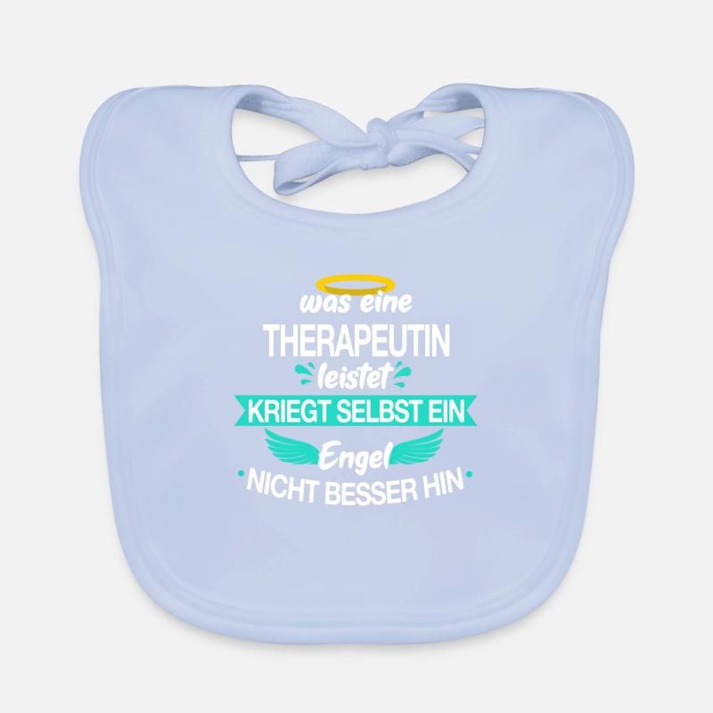 Therapeut Physiotherapeut Physio Beruf Spruch Baby Bio-Lätzchen